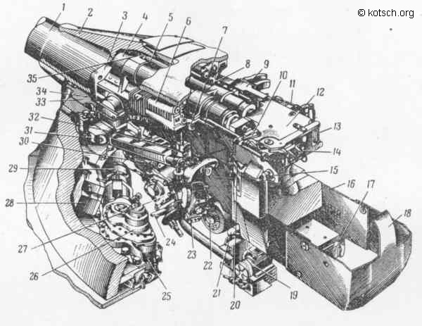 100 mm Panzerkanone D-10T, Kampfpanzer T-55