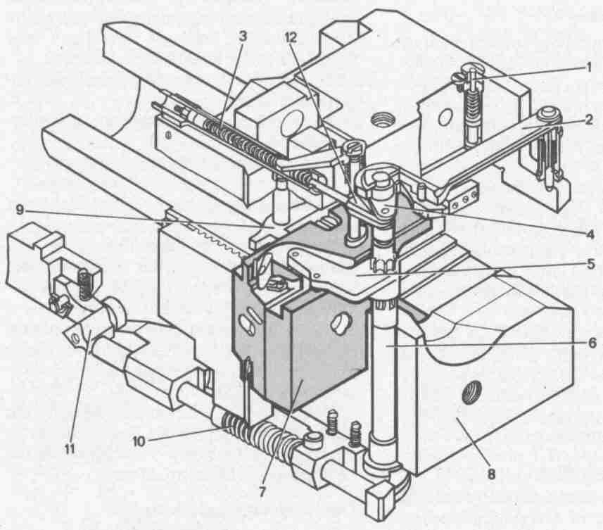 Aufbau Bodenstück 100 mm Kanone D-10